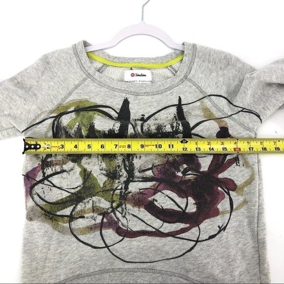 Proenza Schouler Neiman Marcus X Target Graphic Sweatshirt Artsy Top Gray Small - Picture 7 of 9